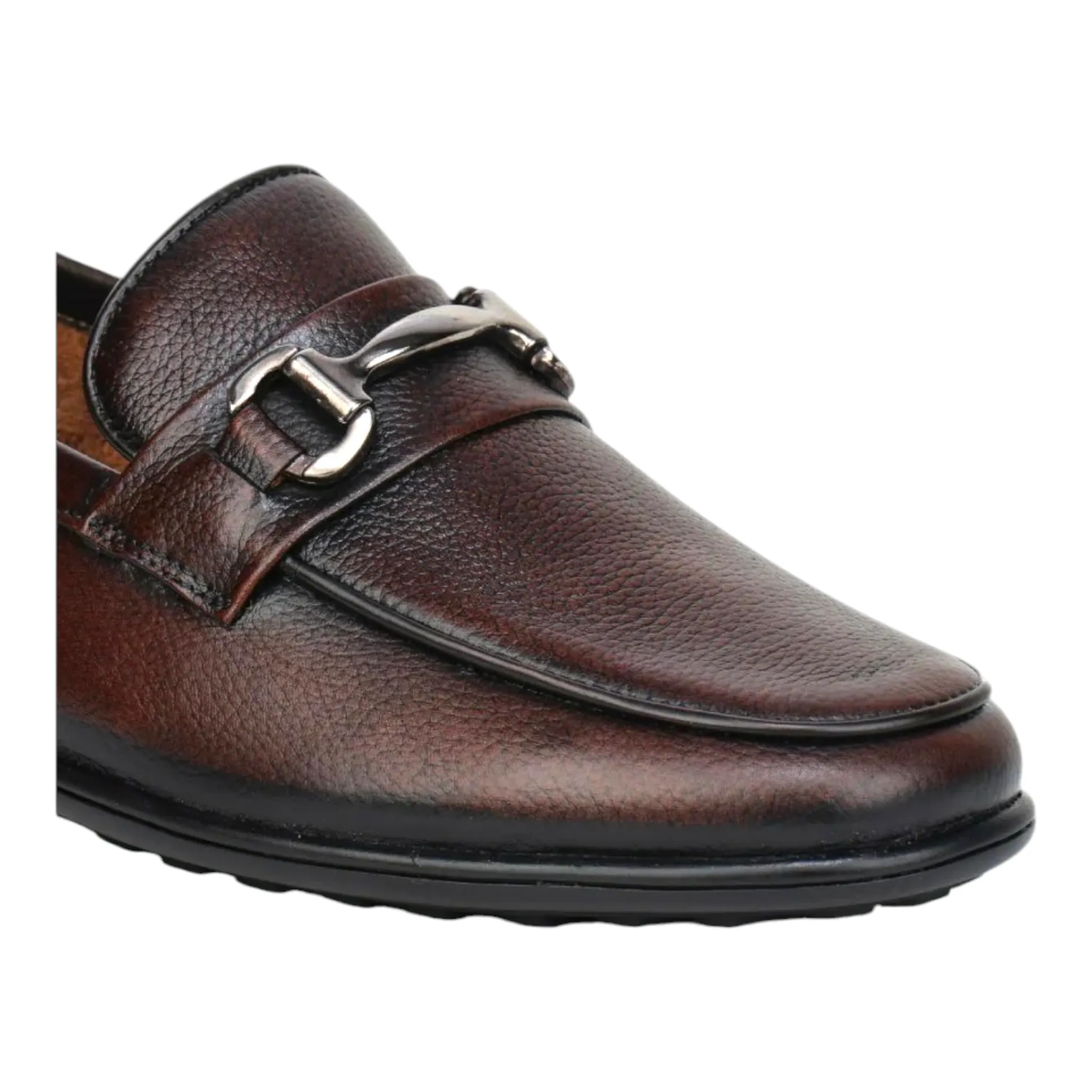 ZOOM D9845 BROWN Men's Loafers/Leather Shoes